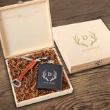 Irvine Groomsmen Flask Gift Box Set