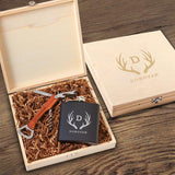Irvine Groomsmen Flask Gift Box Set