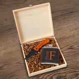 Personalized Kinross Groomsmen Flask Gift Box Set