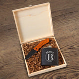Personalized Edinburgh Groomsmen Flask Gift Box Set