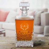 Personalized Rectangular 24 oz. Decanter – Whiskey