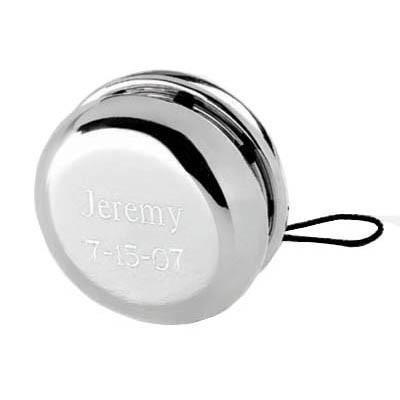 Personalized Yoyo - Yo Yos - Silver Plated - Gifts for Kids