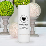 Personalized Wedding Candle - Unity Candle - Personalized 3"x 9" Candle