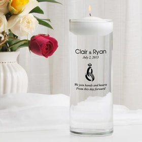 Personalized Floating Unity Candle