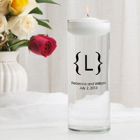 Personalized Floating Unity Candle