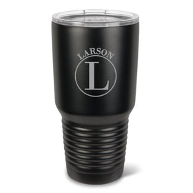 Personalized HúsavÃk 30 oz. Black Matte Double Wall Insulated Tumbler - Personalized Tumbler for Groomsmen - All