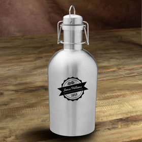 Personalized Stainless Steel Beer Growler