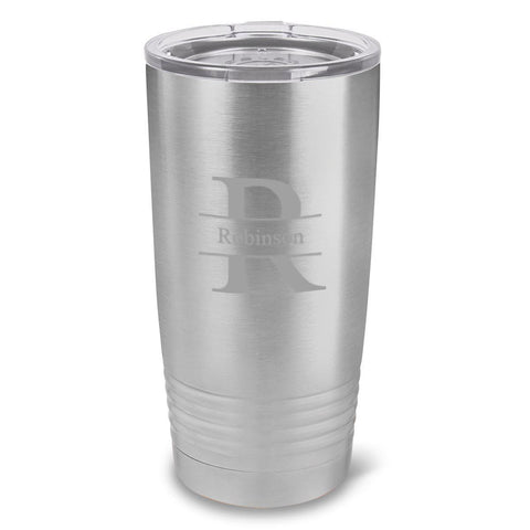 Personalized HúsavÃk 20 oz. Stainless Silver Double Wall Insulated Tumbler - All