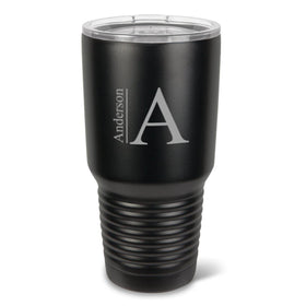 Personalized HúsavÃk 30 oz. Black Matte Double Wall Insulated Tumbler - Personalized Tumbler for Groomsmen - All
