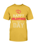 Happy Valentines Day with fancy hearts Unisex Tee