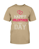 Happy Valentines Day with fancy hearts Unisex Tee