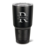 Personalized HúsavÃk 30 oz. Black Matte Double Wall Insulated Tumbler - Personalized Tumbler for Groomsmen - All