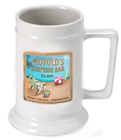 Personalized Ceramic Beer Stein - Personalized Ceramic Beer Mug - All