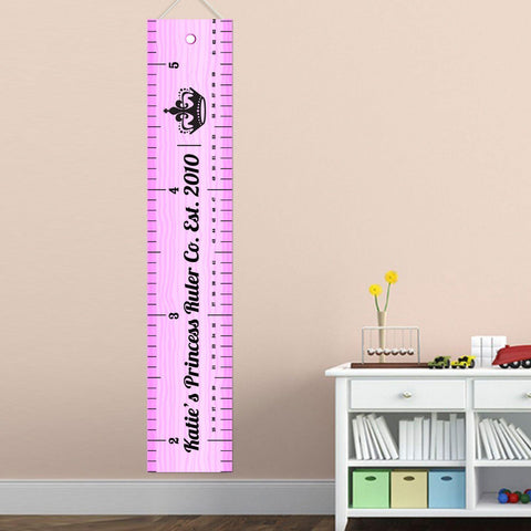 Personalized Ruler of this Room Growth Chart for Girls - Ruler Height Chart