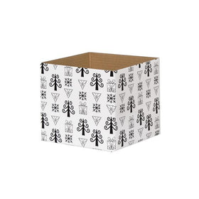 White Mini Christmas Tree White Black Box-Sensual Baskets | Romance Baskets With Benefits