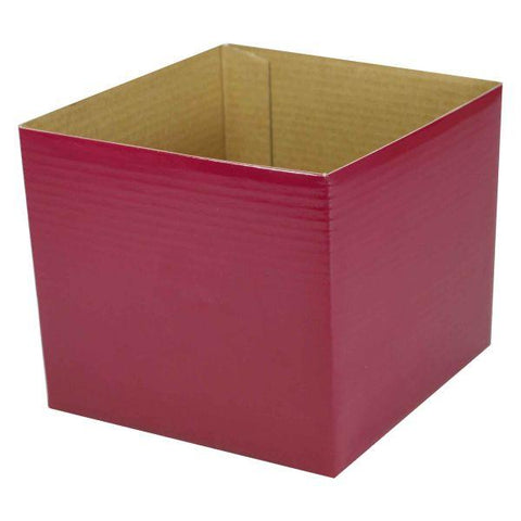 Small Posy Style Gift Box-Burgandy-Gift boxes