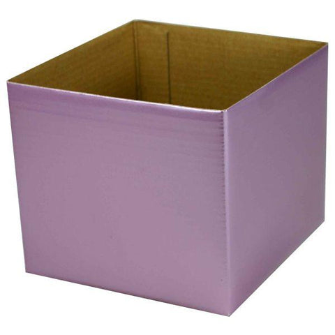 Small Posy Style Gift Box-Metallic Lilac-Gift boxes