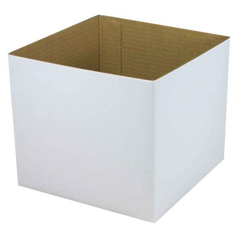 Small Posy Style Gift Box-White-Gift boxes