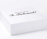 Will You Be My Jr Bridesmaid? Proposal Box White - No Border - No ribbon