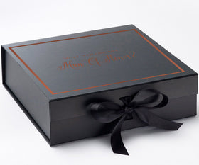 Will You Be My Man of Honor? Proposal Box black -  Border