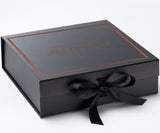 Will You Be My Man of Honor? Proposal Box black -  Border