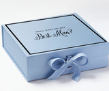 Will You Be My Best man? Proposal Box Light Blue -  Border
