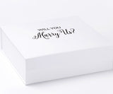 Will You Marry Us?? Proposal Box White - No Border - No ribbon