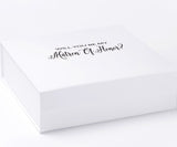 Will You Be My Matron of Honor? Proposal Box White - No Border - No ribbon