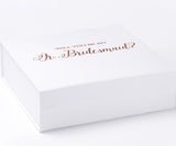 Will You Be My Jr Bridesmaid? Proposal Box White - No Border - No ribbon