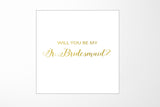 Will You Be My Jr Bridesmaid? Proposal Box White - No Border - No ribbon