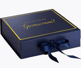 Will You Be My groomswoman? Proposal Box Navy -  Border