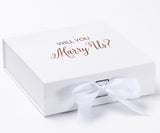 Will You Marry Us?? Proposal Box White - No Border