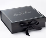 Will You Be My Matron of Honor? Proposal Box black -  Border