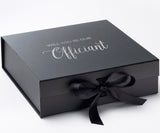 Will You Be our Officiant? Proposal Box black - No Border