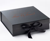 Will You Be My Man of Honor? Proposal Box black - No Border