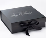 Will You Be My Man of Honor? Proposal Box black - No Border