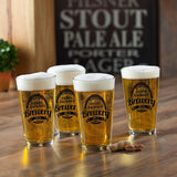 Personalized Pub Glass Set - Set of 4