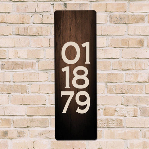 Personalized Painted Wood Date Board