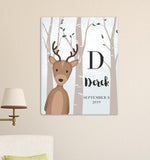 Personalized Woodland Animal Canvas 18"x24"-Sensual Baskets | Romance Baskets With Benefits