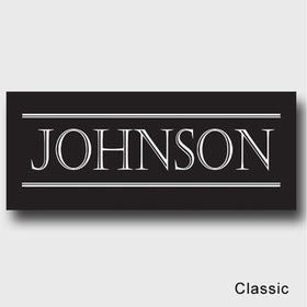 Personalized Family First Canvas Sign - Classic, Elegant, or Script