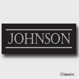 Personalized Family First Canvas Sign - Classic, Elegant, or Script