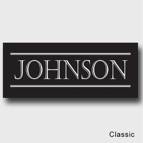 Personalized Family First Canvas Sign - Classic, Elegant, or Script