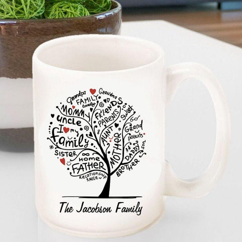 Personalized Family Roots Coffee Mug