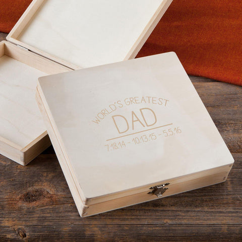 World's Greatest Dad Keepsake Box