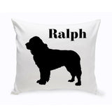 Personalized Throw Pillow - Dog Silhouette - Personalized Dog Gifts