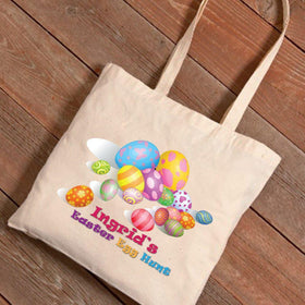 Personalized Easter Egg Canvas Bag