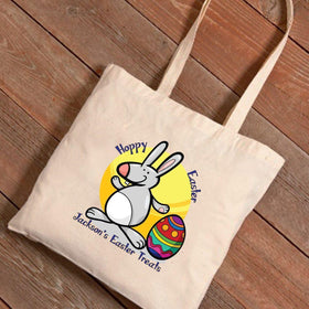 Personalized Easter Canvas Bag - Easter Treats