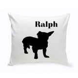 Personalized Throw Pillow - Dog Silhouette - Personalized Dog Gifts