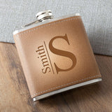 Personalized Flasks - Durango - Leather - Groomsmen Gifts - 6 oz.