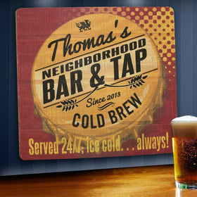 Personalized Bar Signs - Wooden Sign - Tavern Sign - Multiple Designs